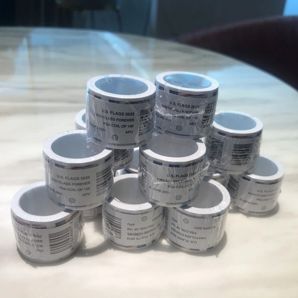 (2022) US Forever American Flag Stamps Rolls