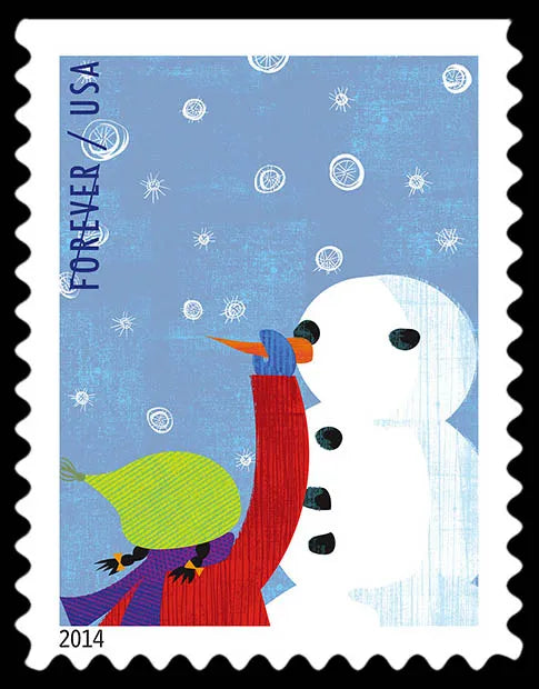 2014 US Winter Fun Forever Postage Stamps