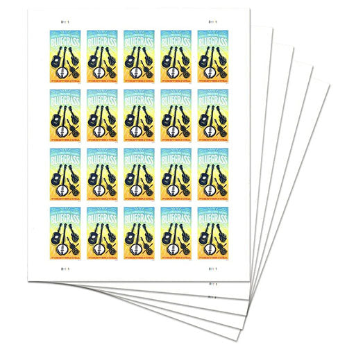 2024 US Bluegrass Guitar Forever Stamps