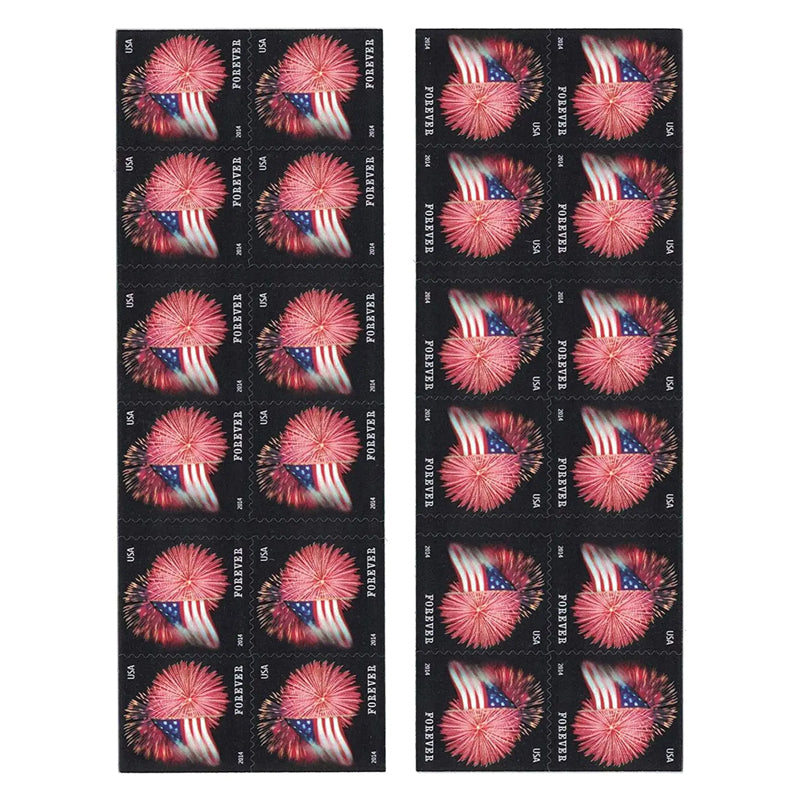 (2014) US American Star-Spangled Flag Forever Stamps