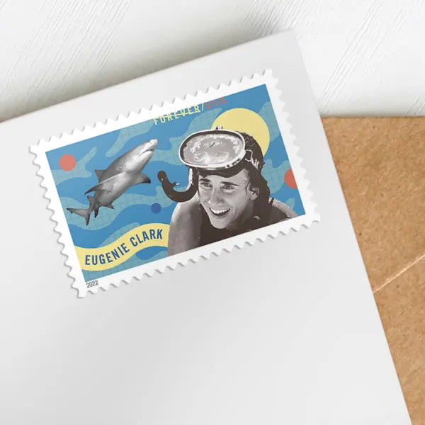 2022 US Eugenie Clark Postage Stamps