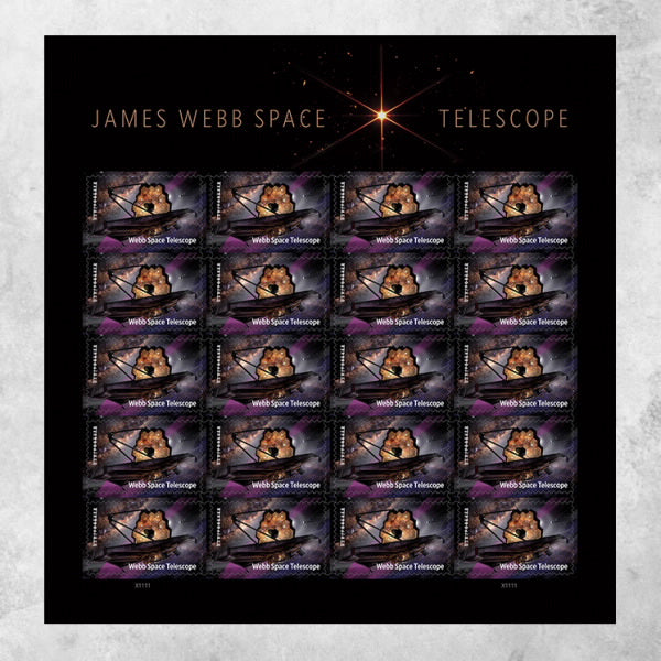 2022 US James Webb Space Telescope Stamps