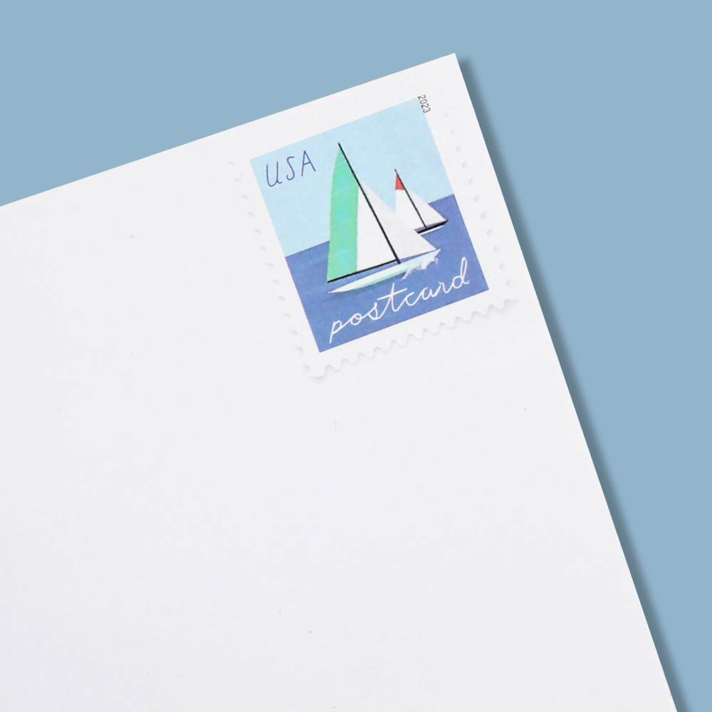 2023 US Sailboats Postcard sheet of 20