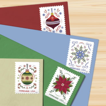 2024 Holiday Joy Forever Stamps, Book of 20|Multiple Stamp Designs