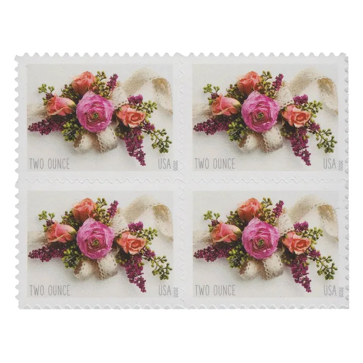 (2020) Garden Corsage Wedding Postage Stamps