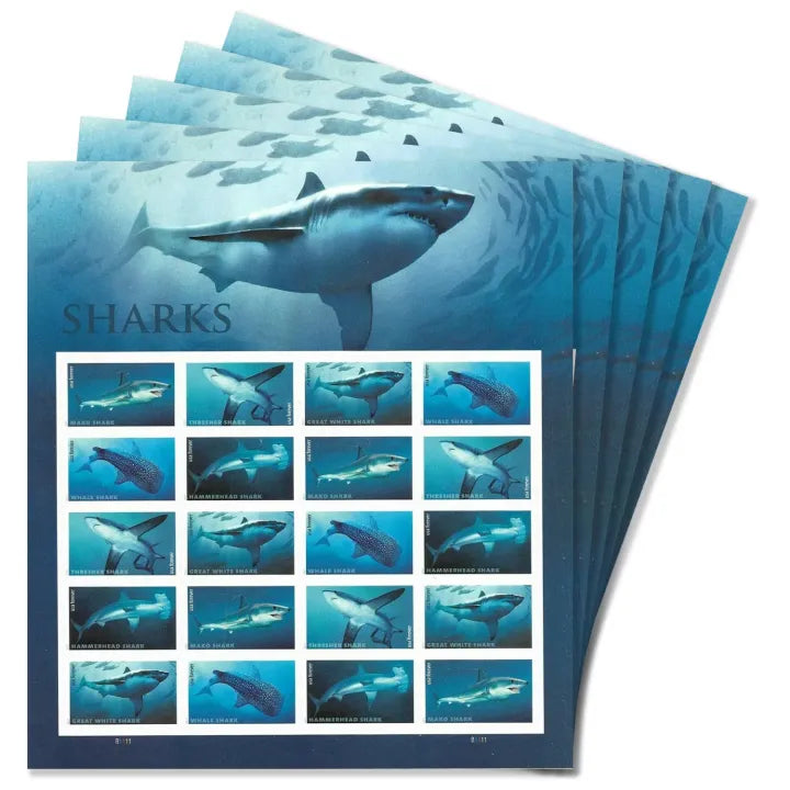 2017 Shark First Class Forever Postage Stamps