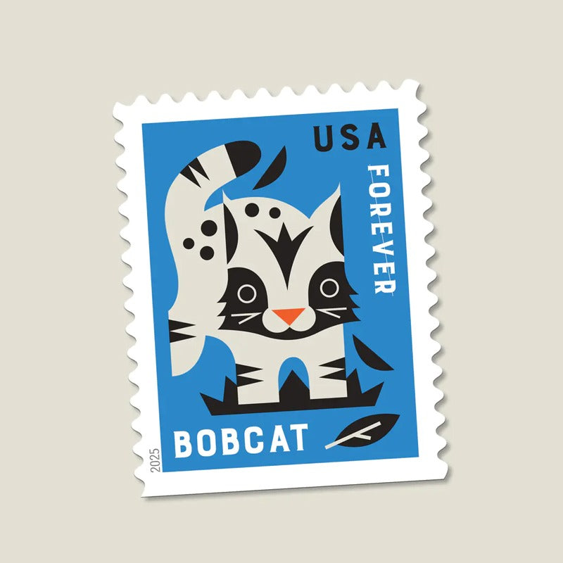 2025 Baby Wild Animals Stamps Booklet of20